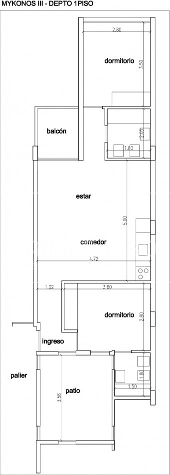VENTA / DEPTO 2 DORMITORIOS / BARRIO CENTRO