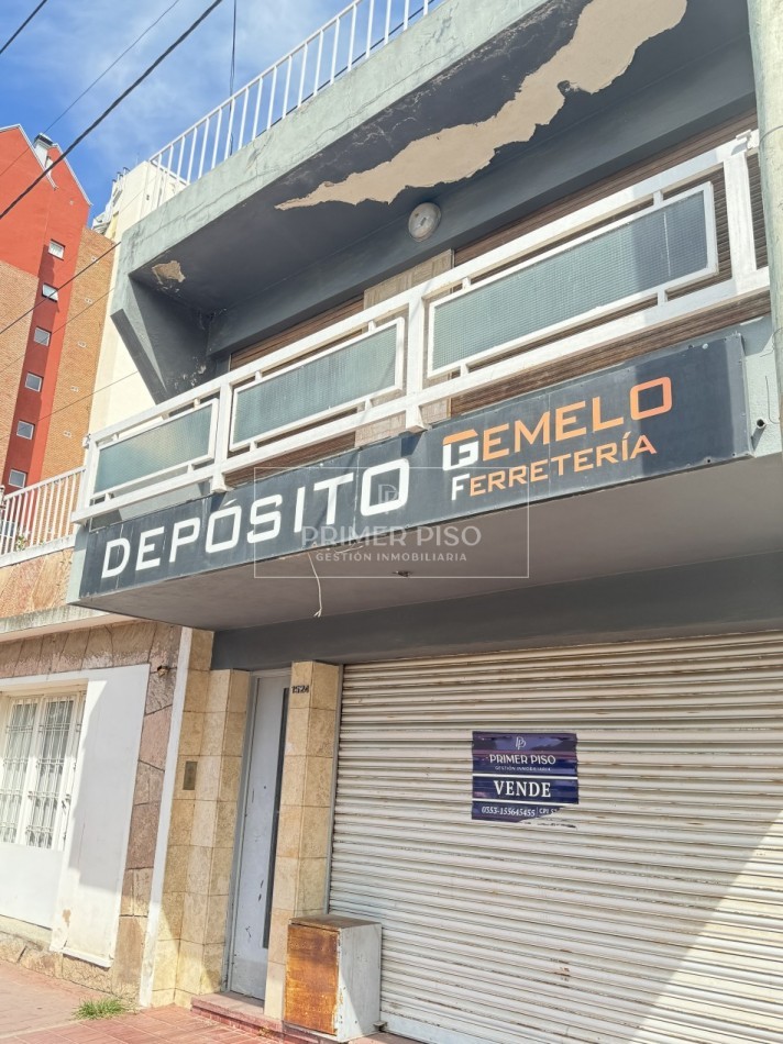 LOCAL COMERCIAL + DEPTO EN PLANTA ALTA